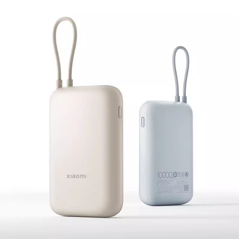 小米新品10000毫安充電寶自帶線快充