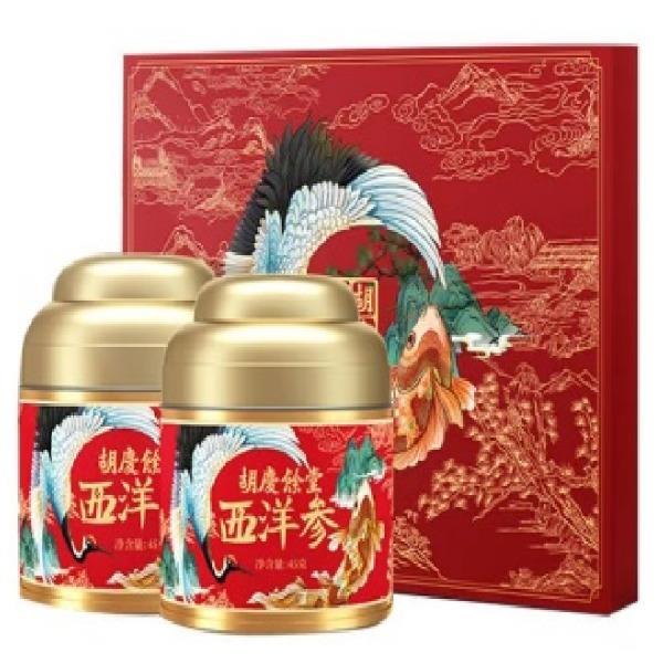 胡慶余堂西洋參禮盒鶴鯉禮盒