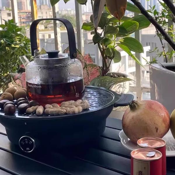 摩飛圍爐煮茶器家用電茶爐辦公室養(yǎng)生泡茶機(jī)新款小型電陶爐煮茶機(jī)