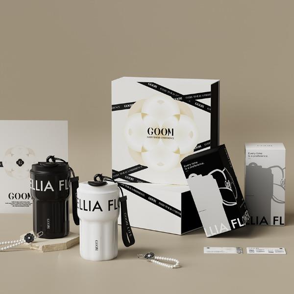 GOOM有錢(qián)花系列保溫杯禮盒