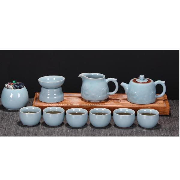 其樂融融11入茶具（梅子青）