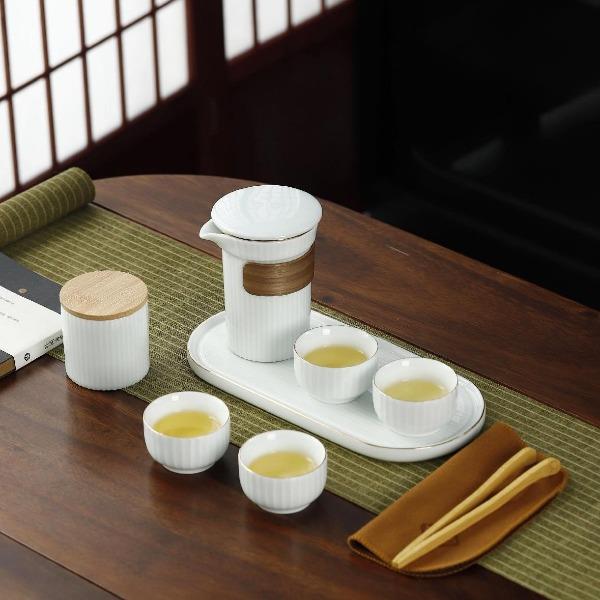 融合茶具（甜白）