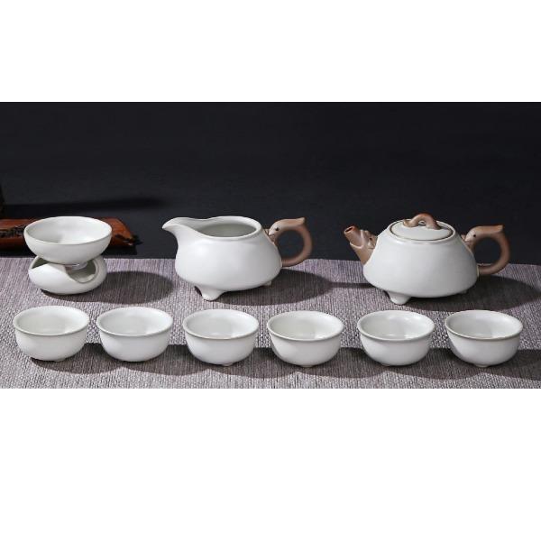 鼎盛輝煌汝窯10入茶具