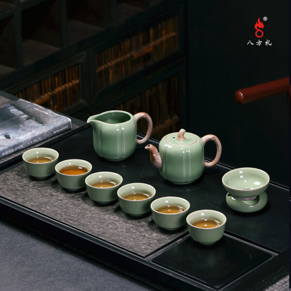 福運連連龍泉官窯茶具
