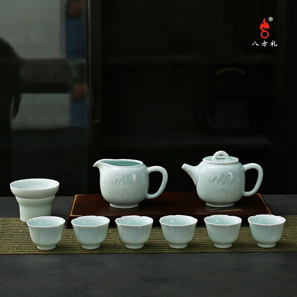 一路蓮升10入茶具
