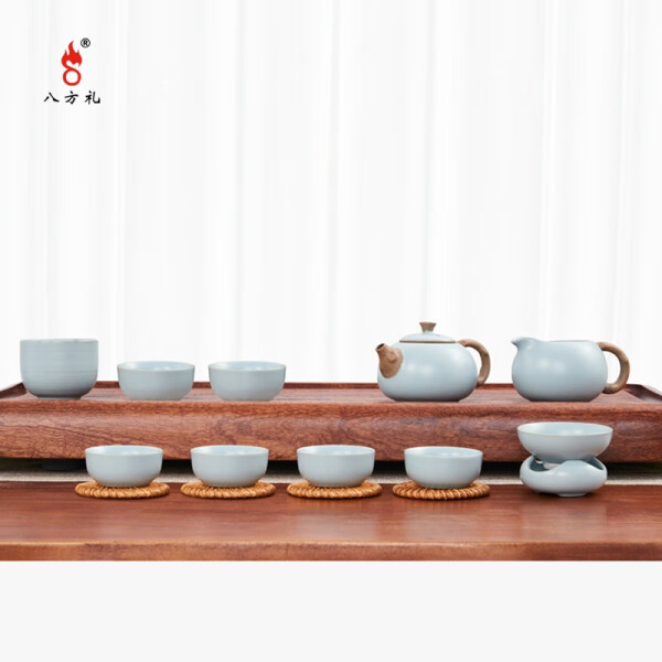 西施壺11入汝窯茶具套組