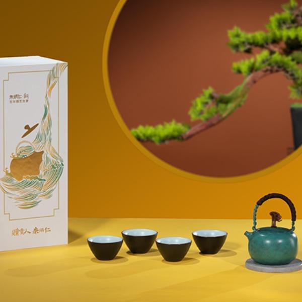 朱炳仁百福茶禮套裝（小蘋果綠）