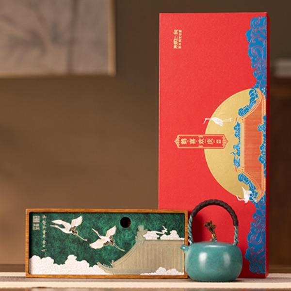 朱炳仁鶴喜歡慶茶禮套裝