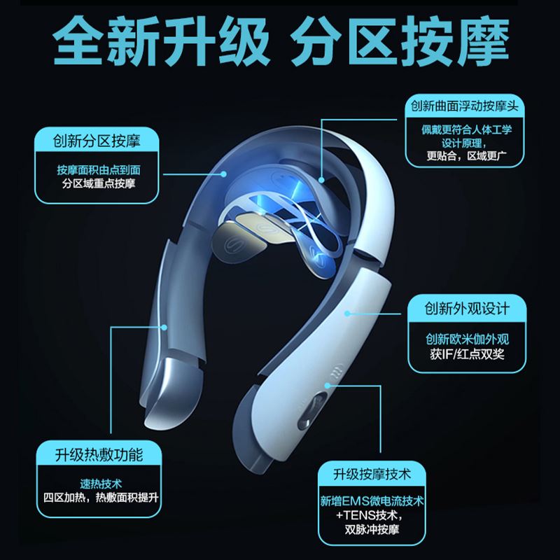 SKG颈椎按摩器k5-2