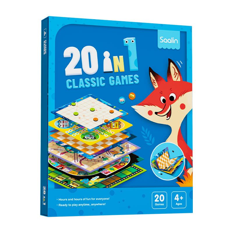 莎林-经典棋类20合1桌游SL3225