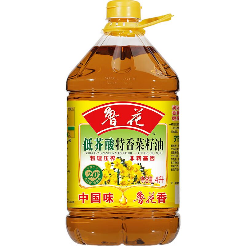 低芥酸特香菜籽油4L