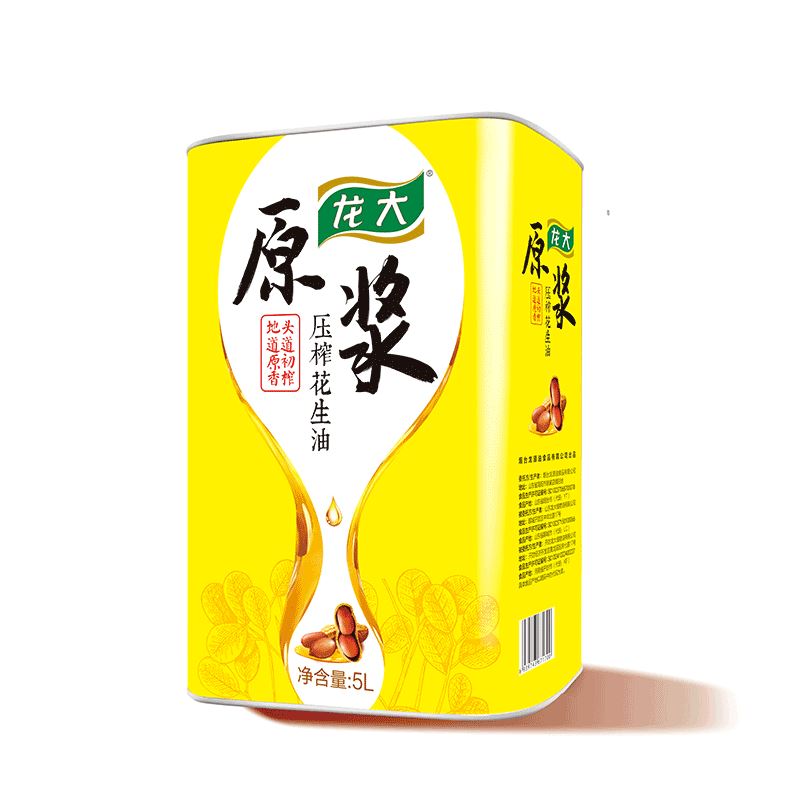 浆压榨花生油5L