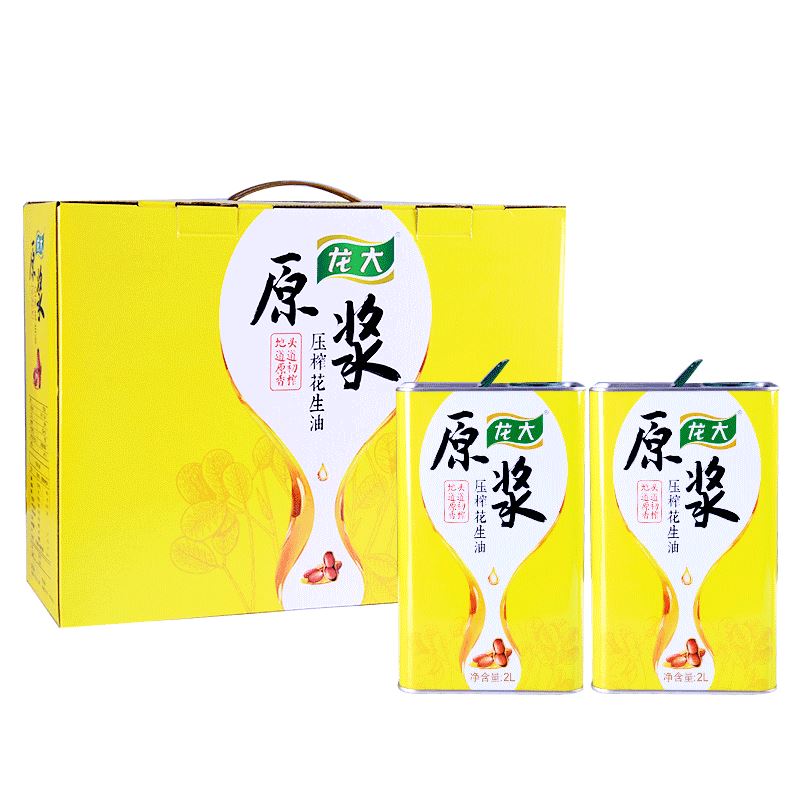 原浆花生油礼盒2L*2