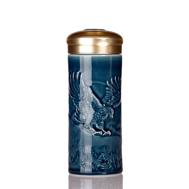 乾唐轩-宏图大展活瓷杯双层330ml