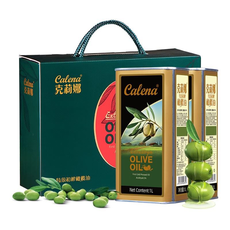克莉娜特级初榨橄榄油1L*2礼盒