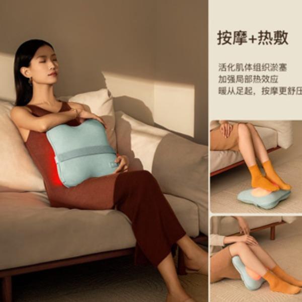 莫托贝尔多功能揉捏腰部按摩仪梦幻蓝充电款Waist-M3