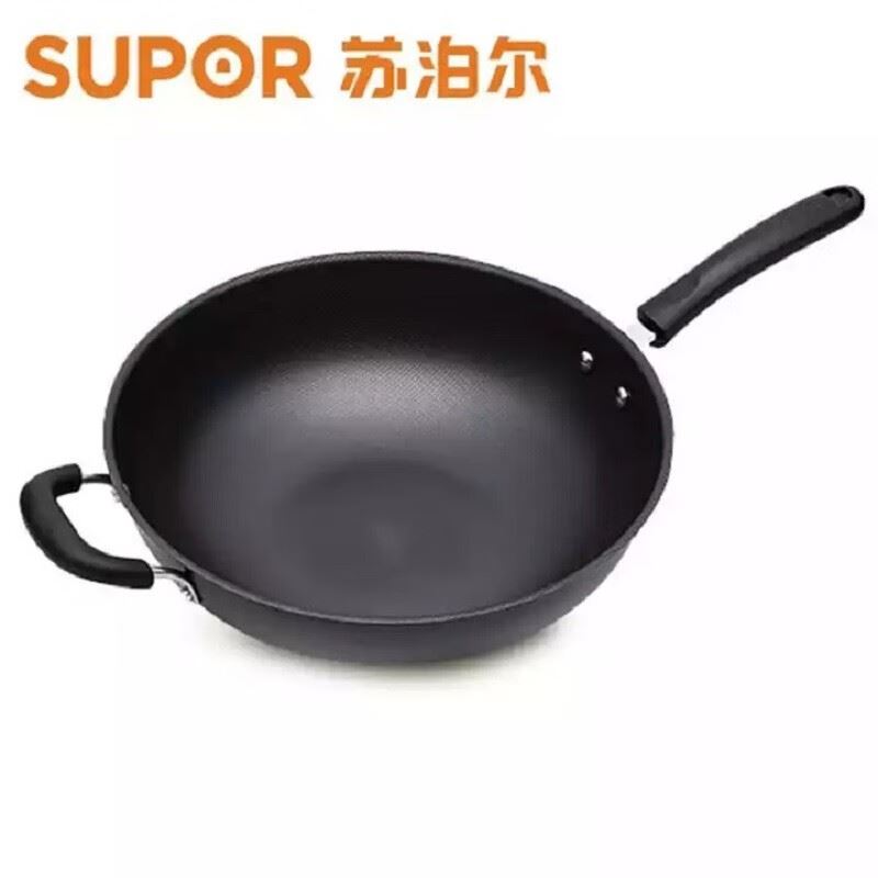 苏泊尔32cm炒锅不锈铁锅FC32T11