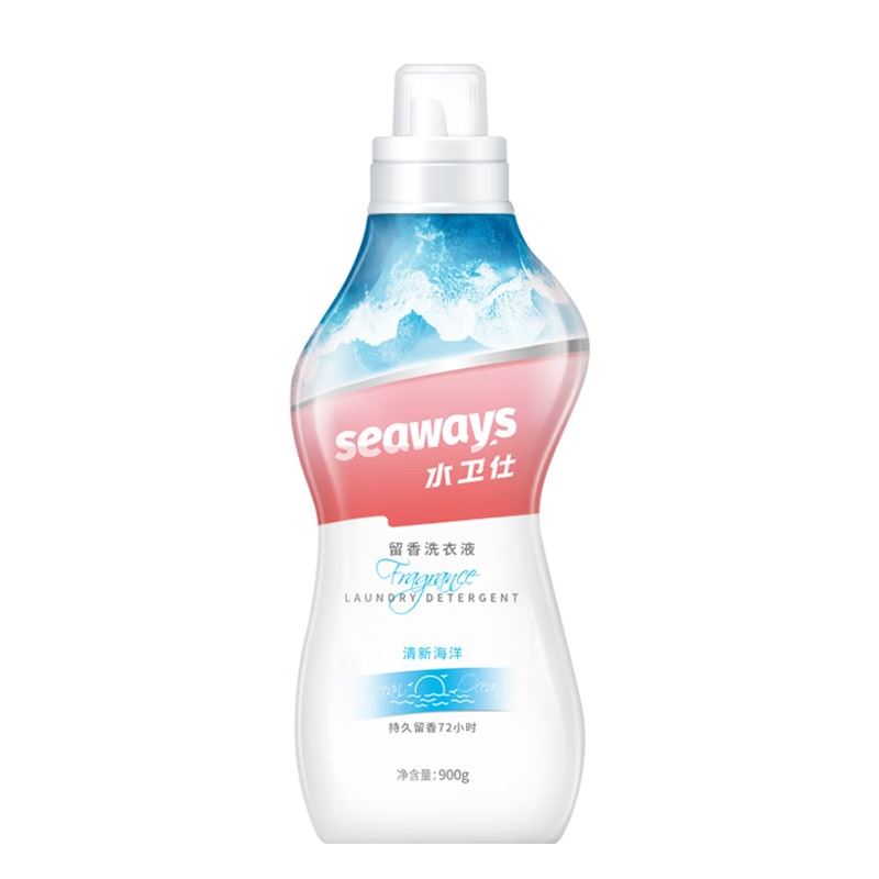 水卫仕留香洗衣液清新海洋900g香味持久留香机洗手洗