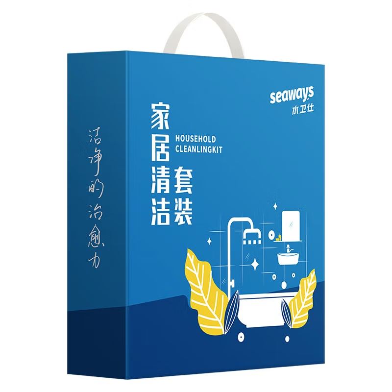 水卫仕家居清洁套装B-03除菌液洗衣机泡腾片