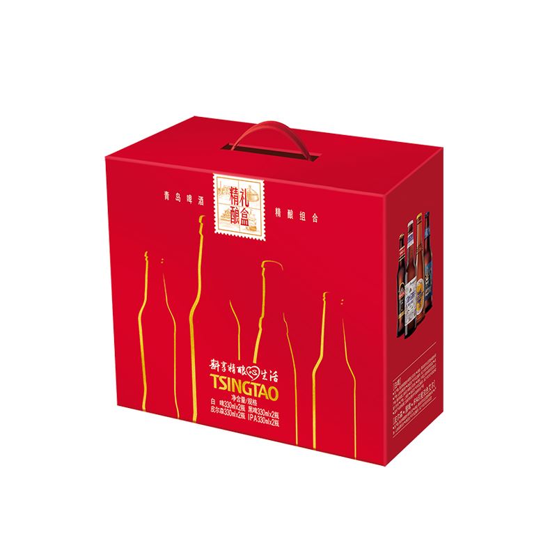 青岛啤酒精酿小瓶330ml*8礼盒装