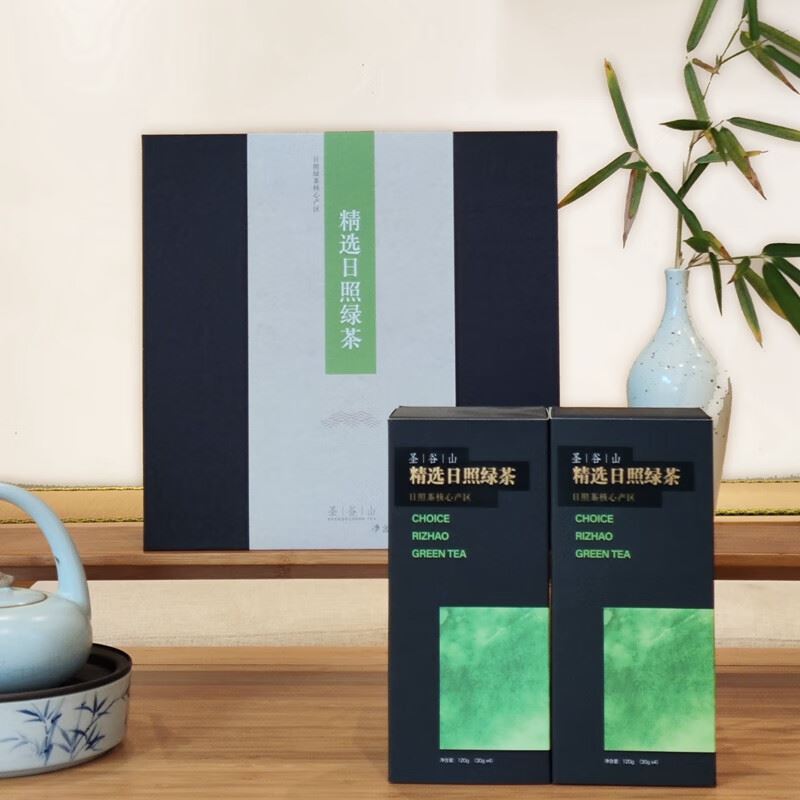 圣谷山名品系列-精选日照绿茶240g