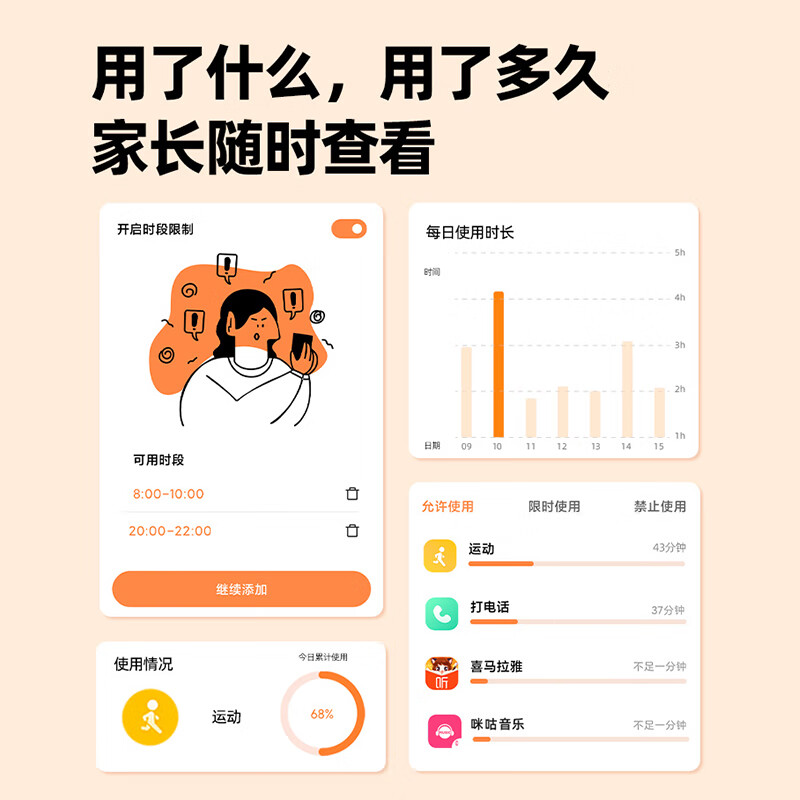 小寻儿童电话手表P8