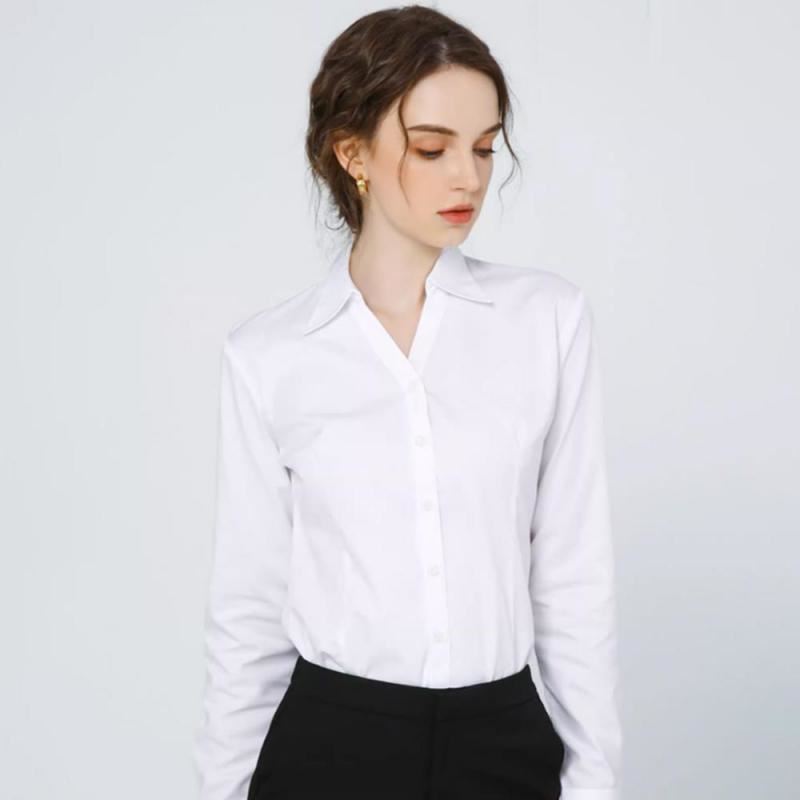 辉合定制-东丽斜纹免烫衬衫-长袖女款