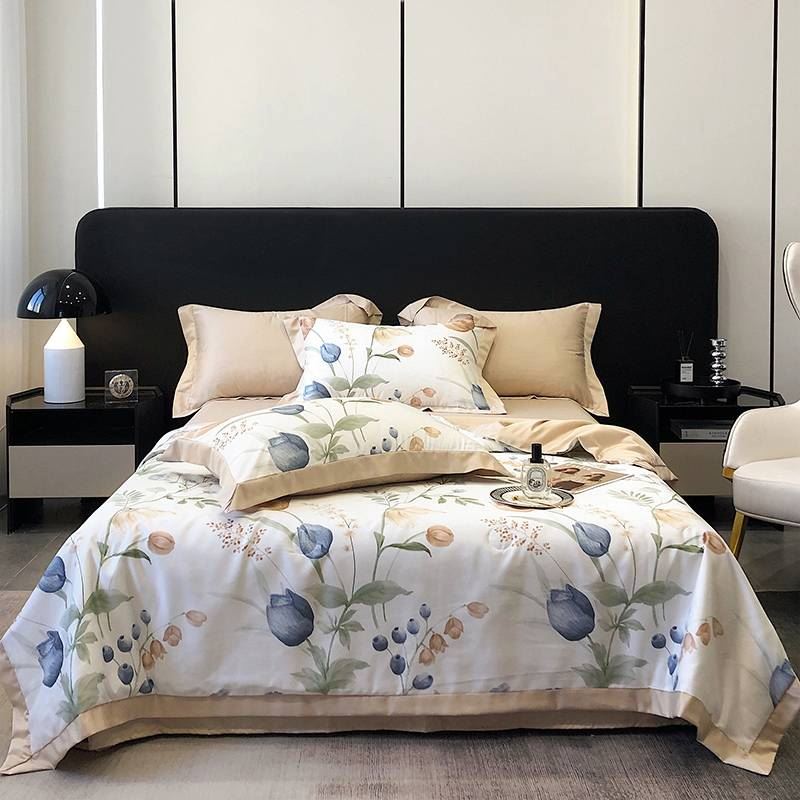 吉眠优品水洗天丝印花夏被-妙之语