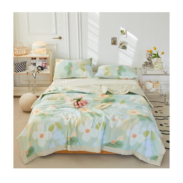 吉眠优品臻棉印花夏被-青柠