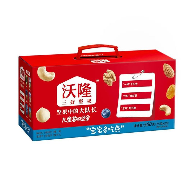 沃隆每日?qǐng)?jiān)果（B)盒裝500g