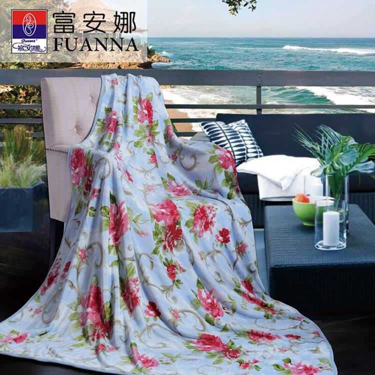 單層法蘭絨毯-花間精靈(禮盒裝）