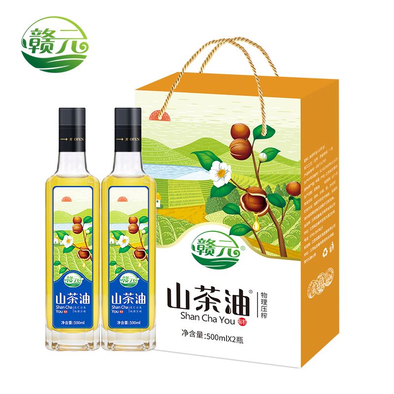 贛元山茶油500ML*2禮盒（清淡款）