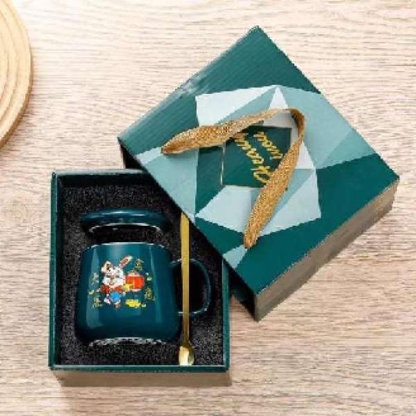 錦知興鉆石套杯/大度馬克杯