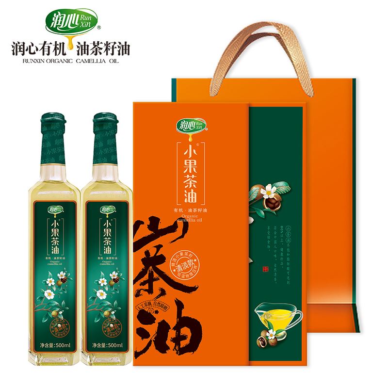 潤心小果茶油500ML*2禮盒（清淡款）
