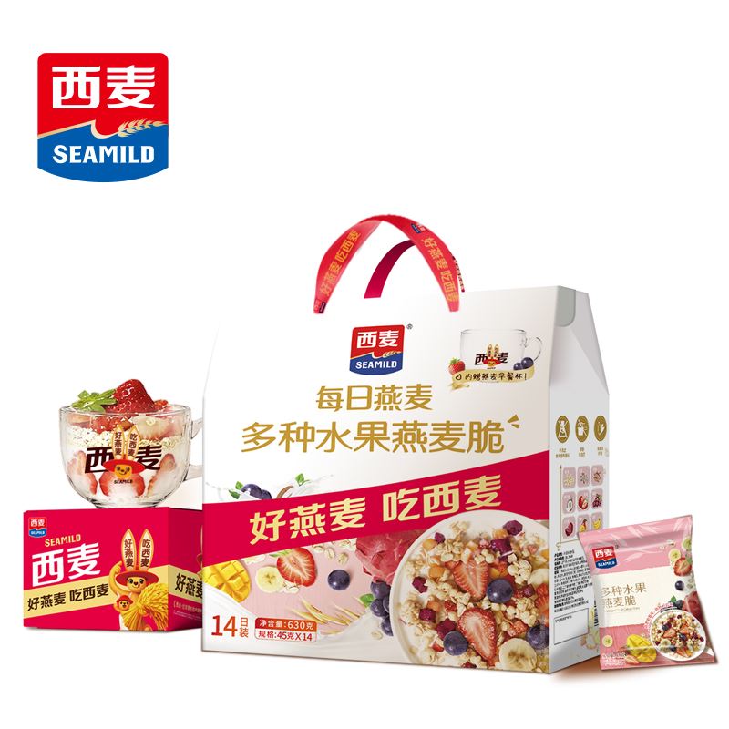 西麥每日燕麥-多種水果燕麥脆630g