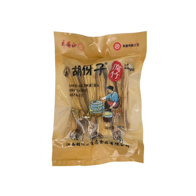 胡伢子農家手工腐竹江西特產無添加黃豆制品400g黃腐竹一袋