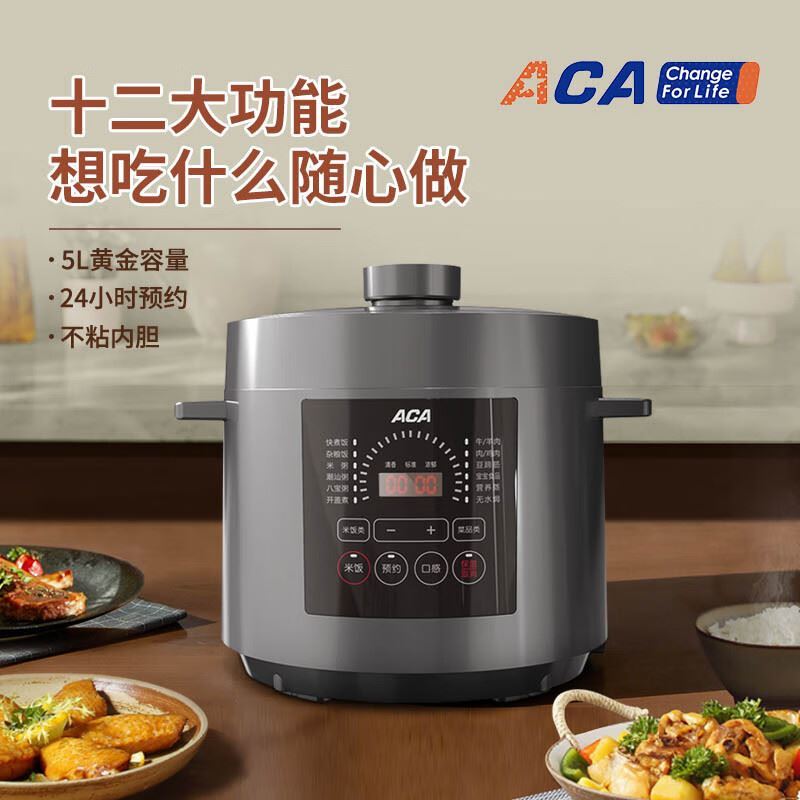 ACA电压力锅ALY-G50DY04D
