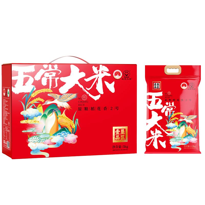 壹品垦区五常稻花香大米礼盒