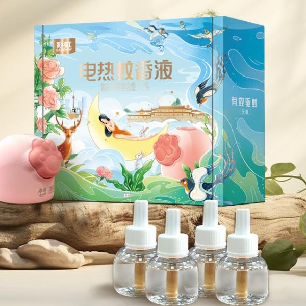 彩虹蚊香液直插器超值装（4+1）无味T5141-X