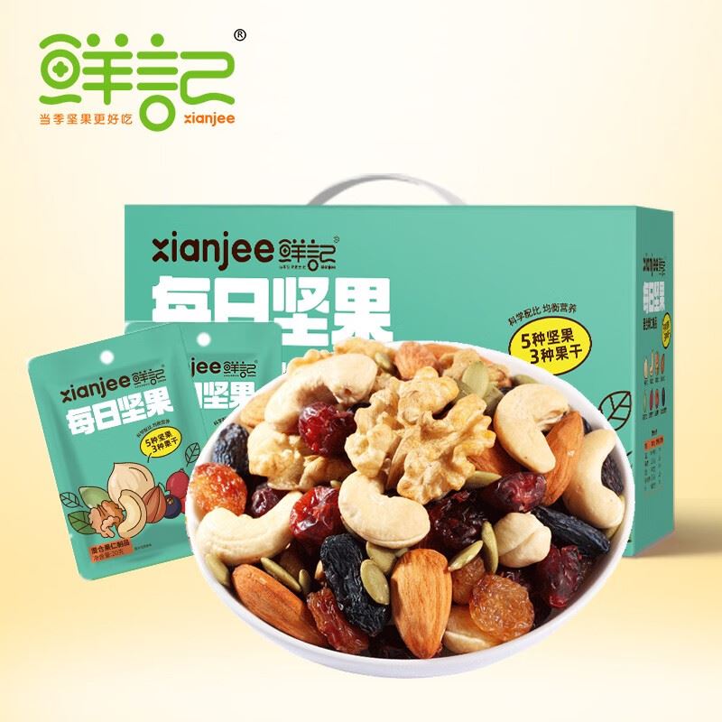 鲜记每日坚果600g