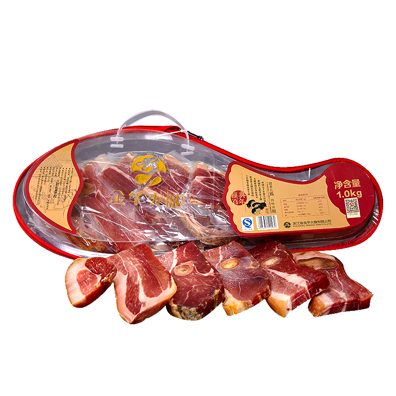 金华火腿塑盒（片）1.0kg