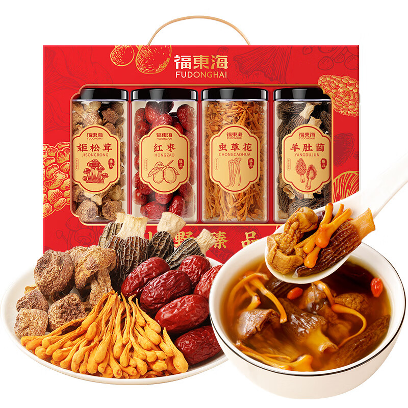 【福东海山野臻品】四拼礼盒-A