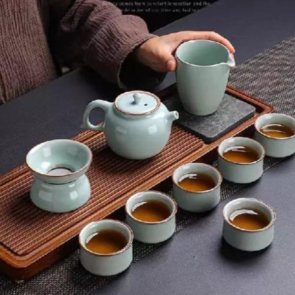 汝窑茶具套装（偏远地区+5元）