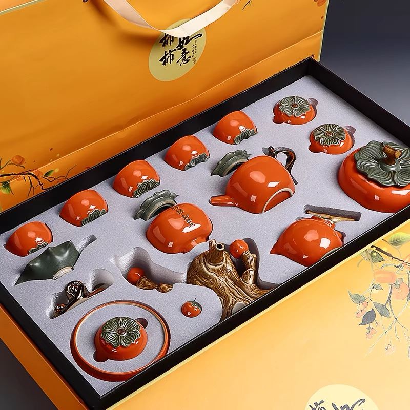 柿柿如意茶具16头