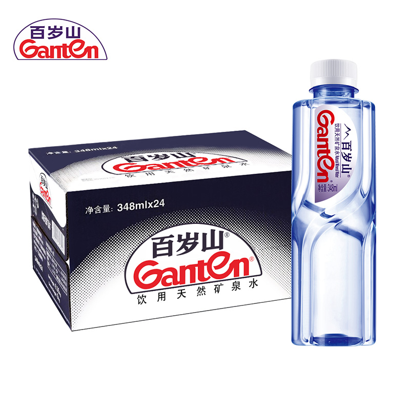 景田百岁山饮用矿泉水348ml*24瓶