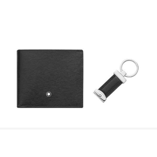 MontBlanc-118764万宝龙钱夹+钥匙扣套装