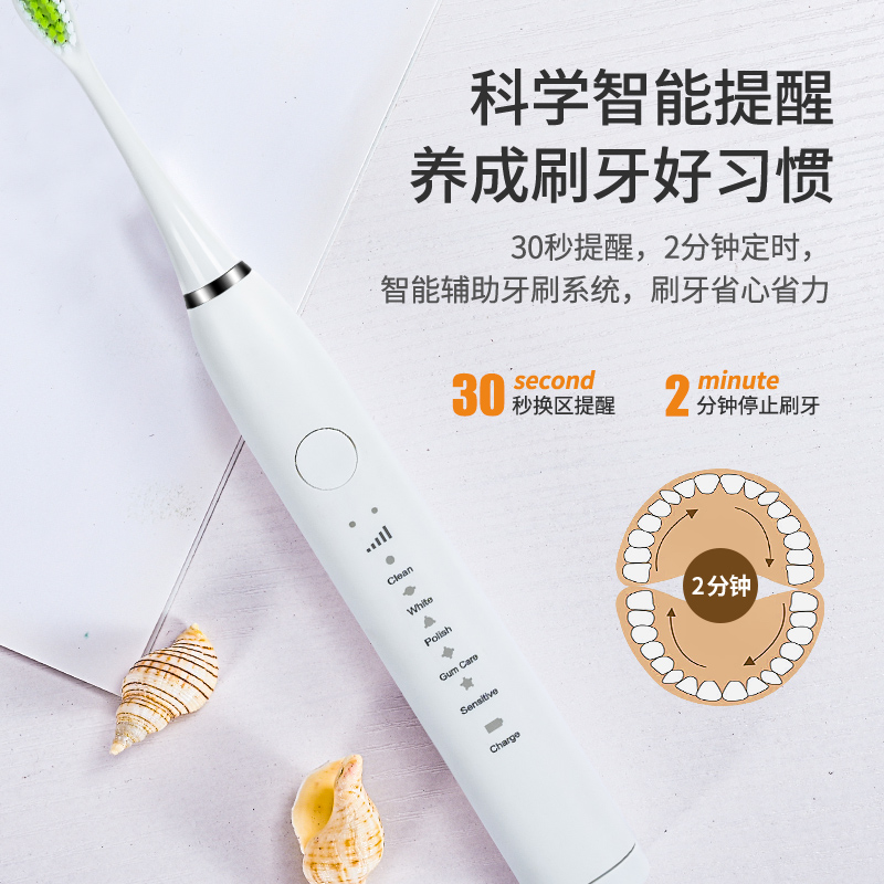 MiNEJONi/茁泥声波电动牙刷A7白色