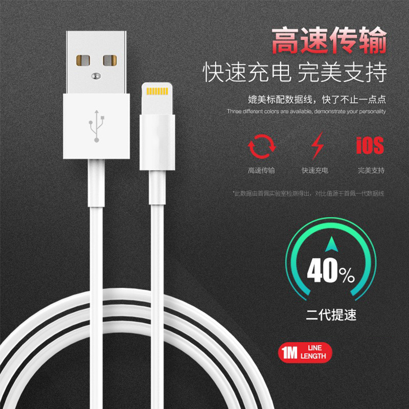 MiNEJONi/茁泥苹果充电线S22A白色