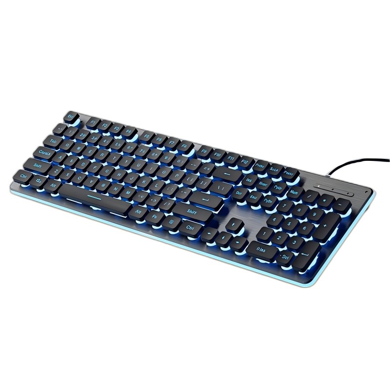 MiNEJONi/茁泥办公有线键盘KB12黑色