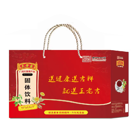王老吉固体饮料六包礼盒装